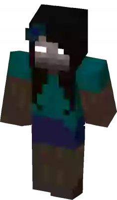 Herobrine Girl (Genderbend) Minecraft Skin