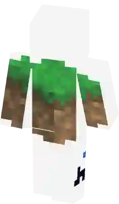 Cute Grass block guy Minecraft Skin