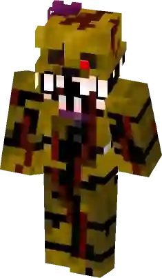 Nightmare Fredbear Minecraft Skin