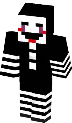 fnaf 2 marionette minecraft skin