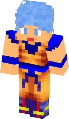 Super Saiyan 5 Goku Minecraft Skin