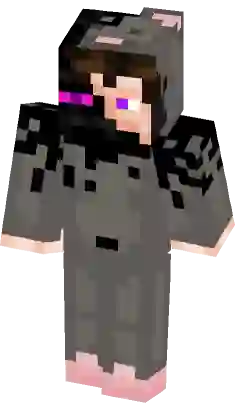 Look for this skin but full enderman without it being half and half : r/ Minecraft