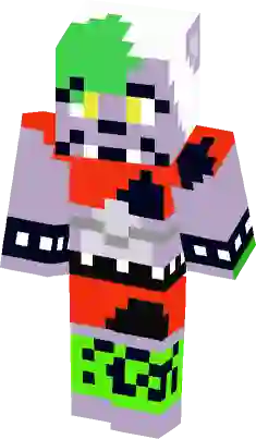 FNAF SB: Roxanne Wolf (Roxy's Raceway Edit) Minecraft Skin