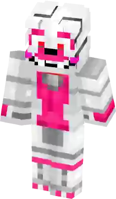 Funtime Foxy  Five Nights at Freddy's Sister Location (Lolbit alternative  in description) Minecraft Skin