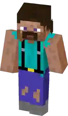 Stylised Herobrine Minecraft Skin