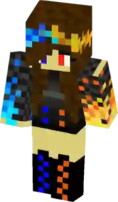 fire and water herobrine girl