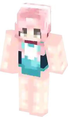 gamer girl bath water (belle delphine) Minecraft Skin