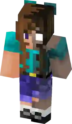 Herobrine girl Minecraft Skins