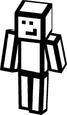 Outlined Roblox Noob Minecraft Skin