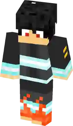 Joker from anime Fire Force Minecraft Skin