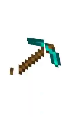 minecraft diamond pickaxe drawing