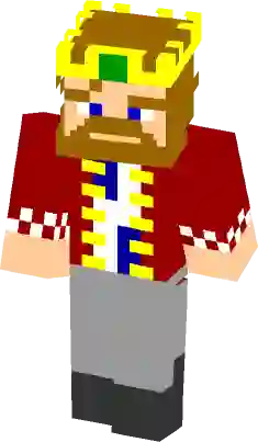 King Herobrine(Has a 3D Crown!) Minecraft Skin