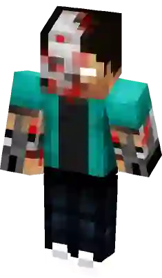 Herobrine Terminator Minecraft Skin