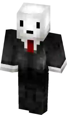 slender man pixel art minecraft