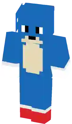 Sonic (1991) Minecraft Skin