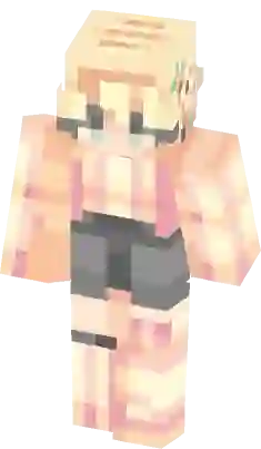 funtime chica fnaf 1 x SL for both java and bedrock Minecraft Skin