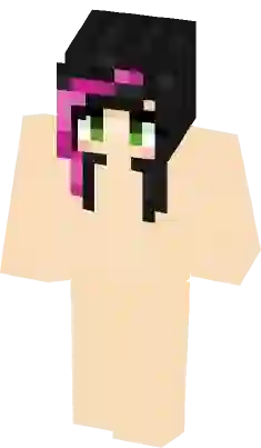 cartoon minecraft girl base