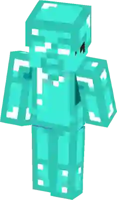 Herobrine with diamond armour Minecraft Skin