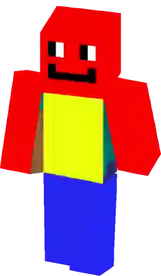 Red boi from Rainbow friends on roblox Minecraft Skin