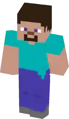 Classic Steve, Minecraft Skin