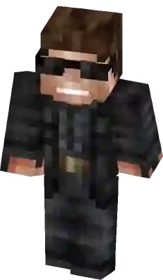 Herobrine Terminator Minecraft Skin