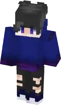 roblox true blue hair spider Minecraft Mob Skin