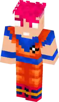 Super Saiyan 5 Goku Minecraft Skin