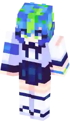 Earth-chan  Anime Minecraft Skin