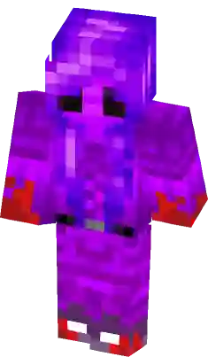 Purple Enderman, Minecraft Skin