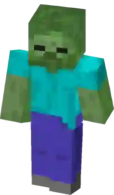 minecraft zombie skin template