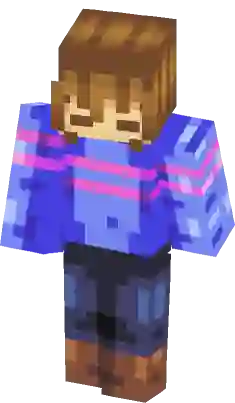 frisk from undertale Minecraft Skin