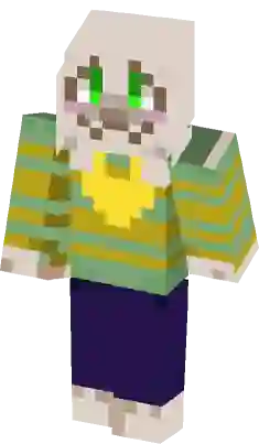 Ish ✮ on X: OOMF's Asriel Minecraft skin looks like a block of