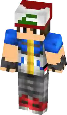 Download skin Ash from Pokemon free for Minecraft PE