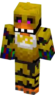 Withered Chica - Five Nights at Freddy's 2 Minecraft Skin