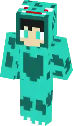 Steve Holding A Grass Block, Minecraft Skin