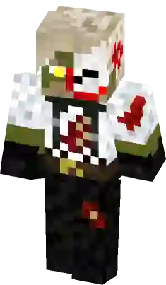 Pokemon - Red [3-D Features!] Minecraft Skin