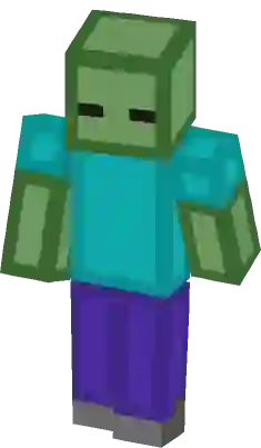 minecraft zombie skin template