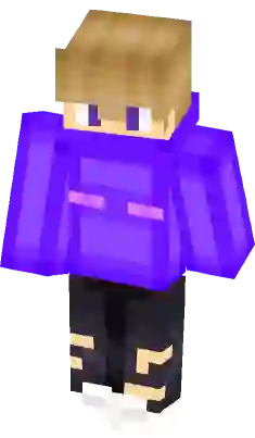 ender boy in hoodie, Minecraft Skin