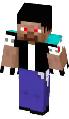 Herobrine Monshiiee skin  Minecraft skins blue, Minecraft