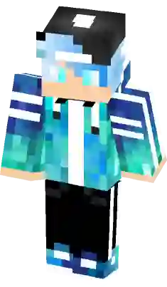 Neon Nike boy  Minecraft Skin