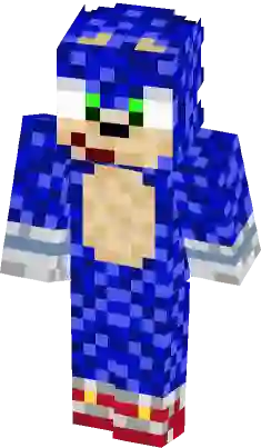 sonic feo  Minecraft Skin