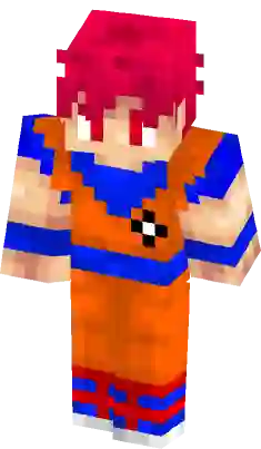 Super Saiyan 5 Goku Minecraft Skin