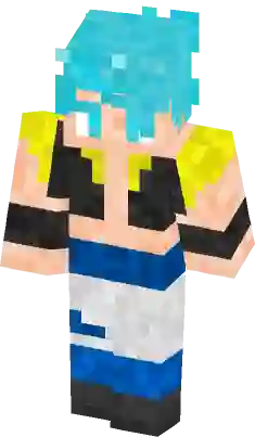 Gogeta Dragon Ball Z Version Minecraft Skin