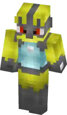 lucario minecraft skin template