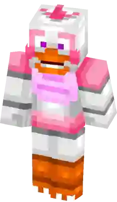 Funtime Foxy  Five Nights at Freddy's Sister Location (Lolbit alternative  in description) Minecraft Skin