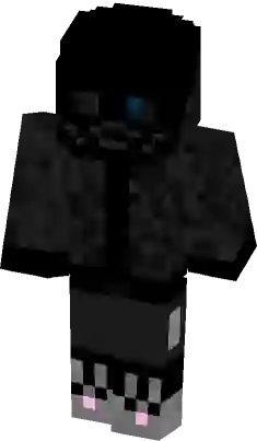 Nightmare Sans Minecraft Skin Passive