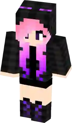 Download Ender Girl Minecraft Skin for Free. SuperMinecraftSkins