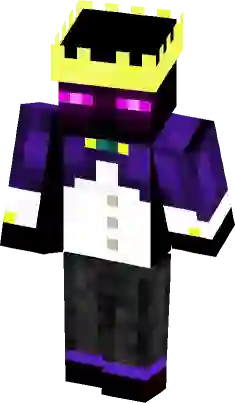 EnderEye Head in a suit // my Main Skin // purple suit ender eye