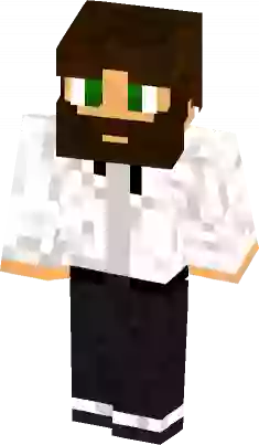 Herobrine With Beard and New Clothes Minecraft Skin