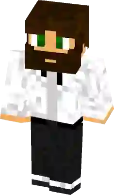 Herobrine With Beard and New Clothes Minecraft Skin